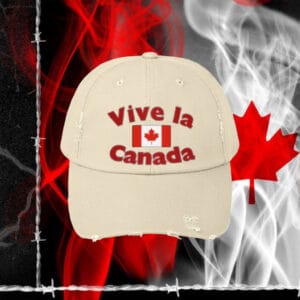 Vive la Canada, Canada Proud Patriotic Cap