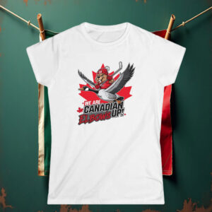 We Are Canadian Elbows Up Hockey T-Shirt