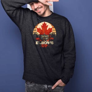 elbows up canada shirt, elbows up for pandan t shirts