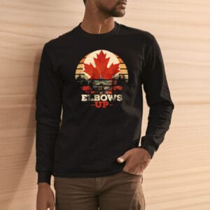 elbows up canada shirt, elbows up for pandan t shirts