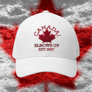 Canada Elbows Up EST 1867 Embroidered Hat