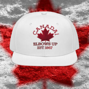 Canada Elbows Up EST 1867 Embroidered Hat