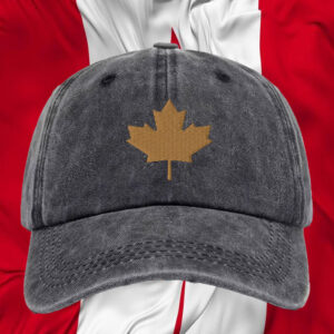 Canada Gold Maple leaf Hat