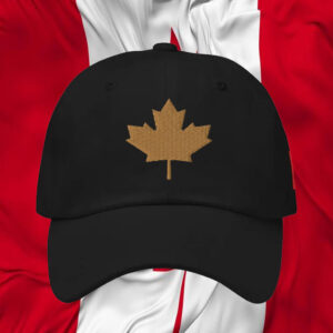 Canada Gold Maple leaf Hat