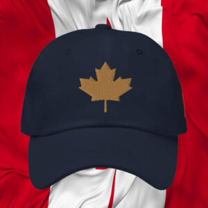 Canada Gold Maple leaf Hat