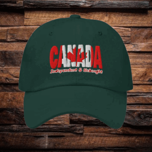 Canada Independent & Unbought Embroidery Dad Hat