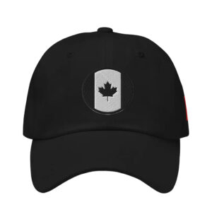 Canada Maple Leaf Black 2025 Hat
