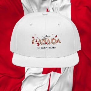 Canada St Joseph Island Embroidered Hat