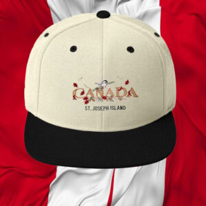 Canada St Joseph Island Embroidered Hat