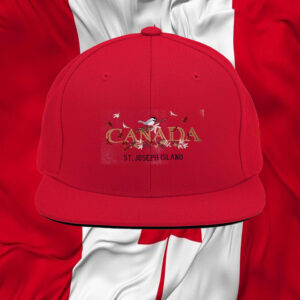 Canada St Joseph Island Embroidered Hat