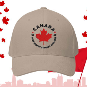 Canada true north strong and free embroidery 1867 Hat