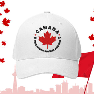 Canada true north strong and free embroidery 1867 Hat
