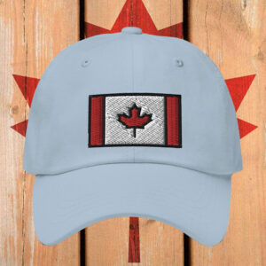 Canadian Flag Embroidered Dad 2025 Hat