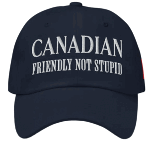 Canadian Riendly Not Stupid Hat