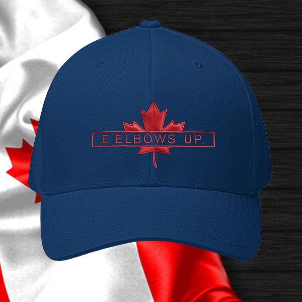 E Elbows Up Canada Maple Leaf Hat