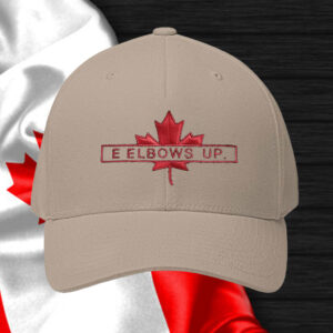 E Elbows Up Canada Maple Leaf Hat