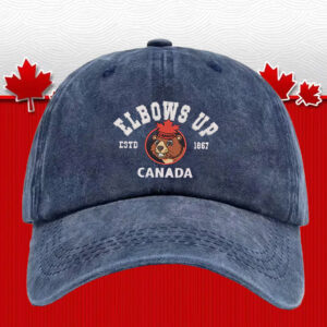 Elbows Up Canada Beaver ESTD 1867 Hat