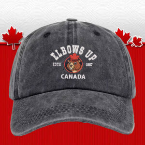 Elbows Up Canada Beaver ESTD 1867 Hat