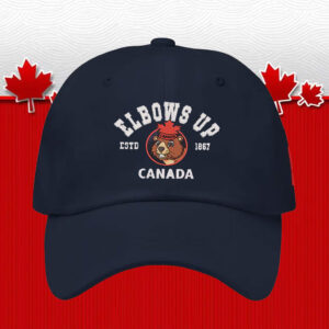 Elbows Up Canada Beaver ESTD 1867 Hat