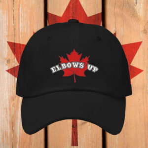 Elbows Up Canada, Maple Leaf Canada Embroidered Hat
