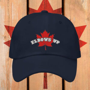 Elbows Up Canada, Maple Leaf Canada Embroidered Hat