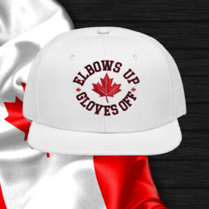 Elbows Up Gloves Off Fun Hockey Hat