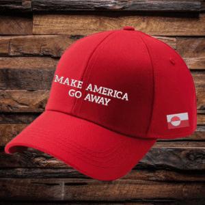 Embroidered Make America Go Away, Canada Maple Leaf Hat