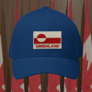 Greenland National Flag Embroidered Hat