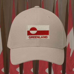 Greenland National Flag Embroidered Hat
