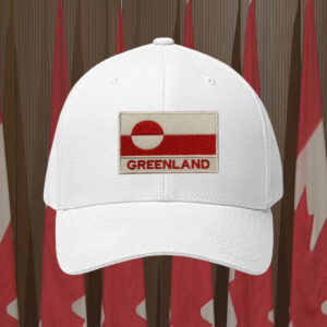 Greenland National Flag Embroidered Hat
