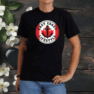 Official East coast lifestyle Canada flag 2025 T-Shirts