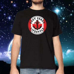 Official East coast lifestyle Canada flag 2025 T-Shirts