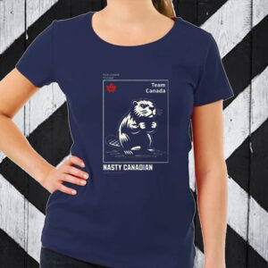 Team Canada Beaver Nasty Canadian 2025 T-Shirt