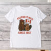 Bear and Beaver Holding Canadian - Keeping It Wild Since 1867 T-Shirt