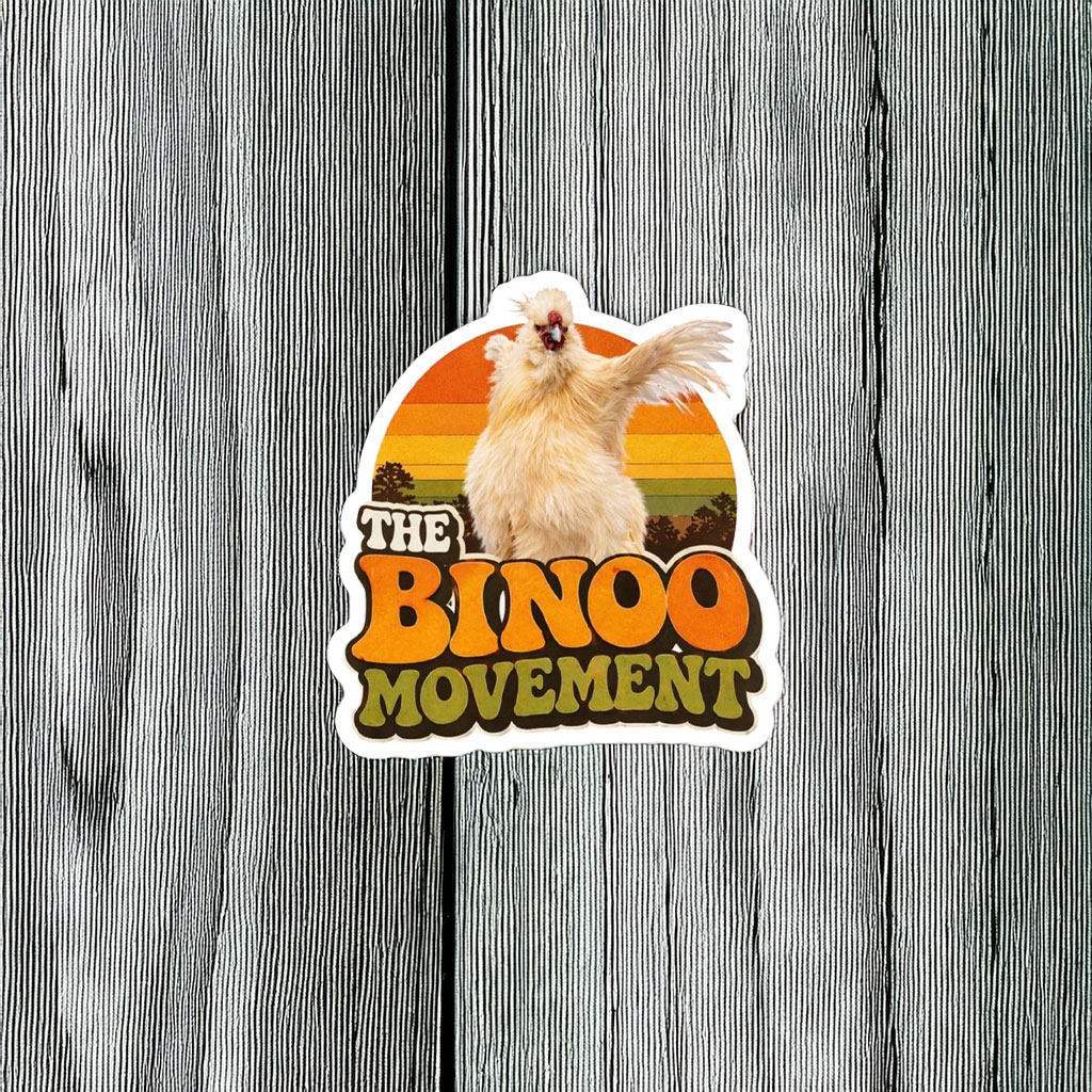 Binoo Movement Lives On Stickers