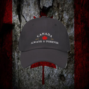 Canada Always & Forever ESTD 1867 Embroidered Hat