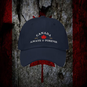 Canada Always & Forever ESTD 1867 Embroidered Hat