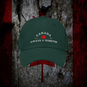 Canada Always & Forever ESTD 1867 Embroidered Hat