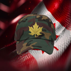 Canada Canadian Flag Maple Leaf Embroidered Hat