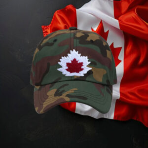 Canada Maple Leaf Baseball 2025 Hat