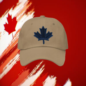 Canadian Blue Maple Leaf 2025 Hat
