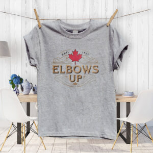 Canadian Flag - Elbows Up Canada EST 1867 T-Shirt