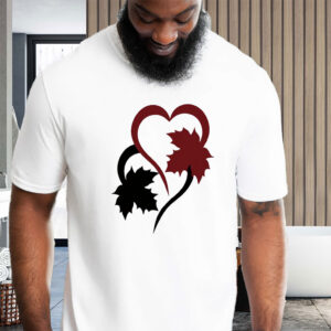 Canadian Maple Leaf & Heart 2025 T-Shirt