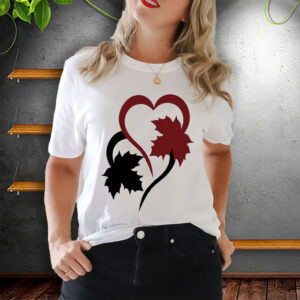 Canadian Maple Leaf & Heart 2025 T-Shirt