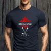 Elbows Up Canada - Maple Leaf Elbows Up Hockey 2025 T-Shirt