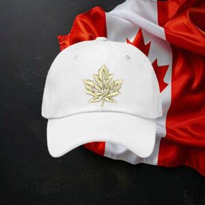MAPLE LEAF EMBROIDERY CANADA HAT