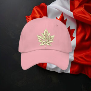 MAPLE LEAF EMBROIDERY CANADA HAT