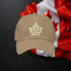 MAPLE LEAF EMBROIDERY CANADA HAT