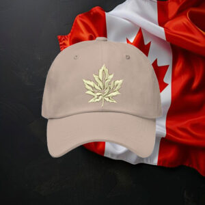 MAPLE LEAF EMBROIDERY CANADA HAT