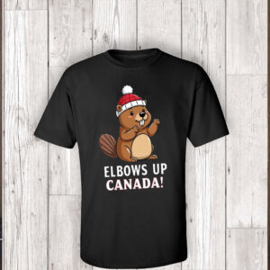 Top with Beaver & Santa Hat Canada 2025 T-Shirt